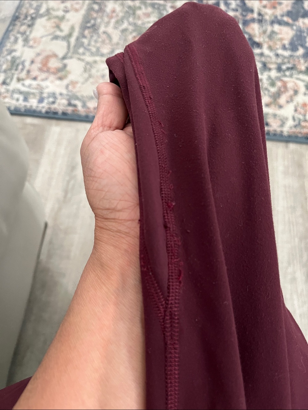Lululemon Burgundy Leggings - Picture 6 of 10